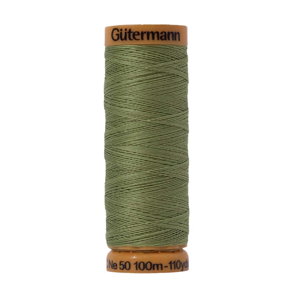 Gutermann Natural Cotton Thread 100m - 8950 Light Sage