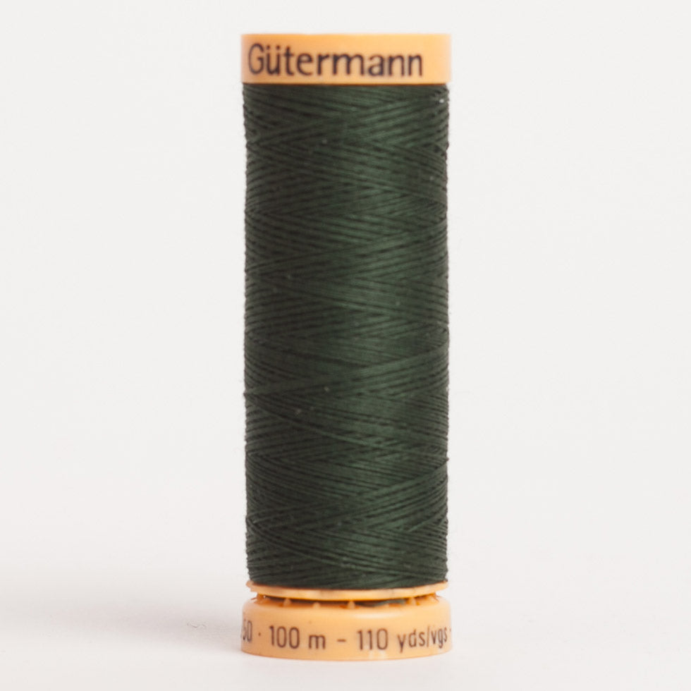 Gutermann Cotton Thread 100m - 8640 Dark Spruce