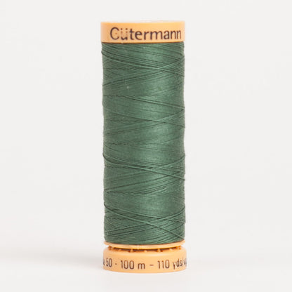 Gutermann Cotton Thread 100m - 8050 Dark Sage Green