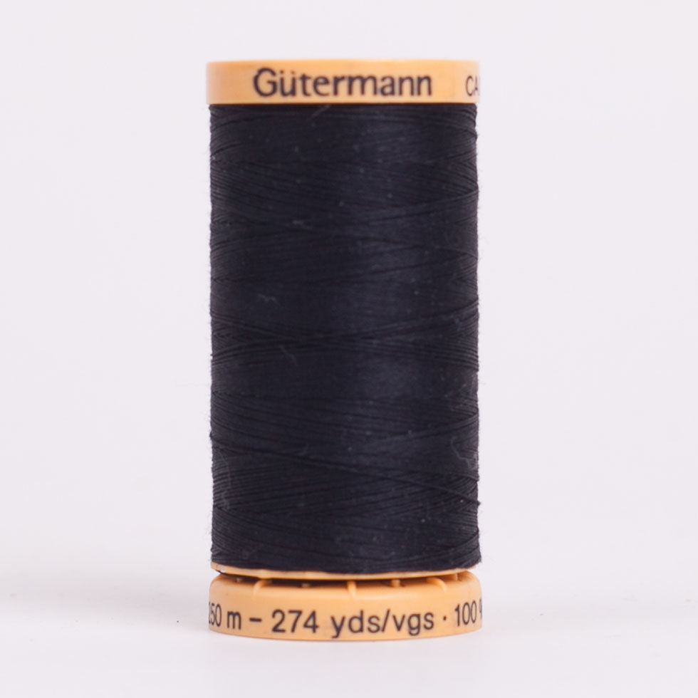 Gutermann Natural Cotton Thread 250m - 1001 Black