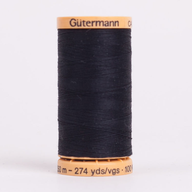 template--25130090922057__main-Gutermann Natural Cotton Thread 250m - 1001 Black