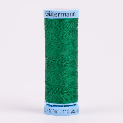 Gutermann Silk Thread 100m - 237 Kelly Green