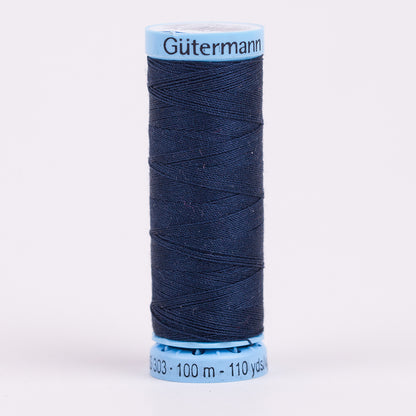 Gutermann Silk Thread 100m - 339 Dark Midnight