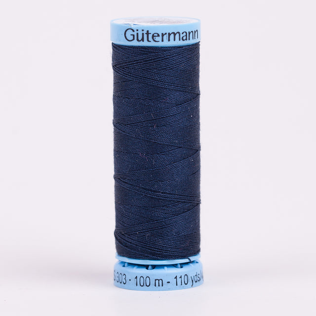 Gutermann Silk Thread 100m - 339 Dark Midnight