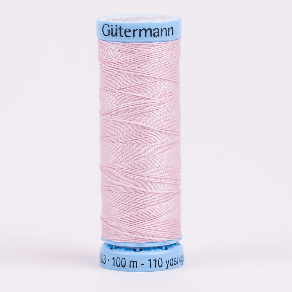 Gutermann Silk Thread 100m - 320 Pale Pink