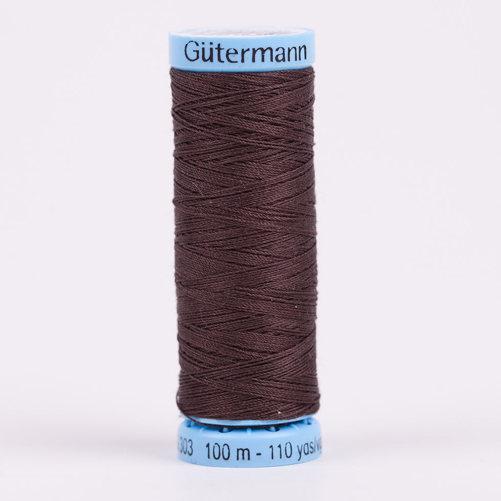 Gutermann Silk Thread 100m - 696 Walnut