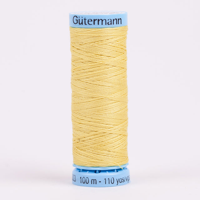 Gutermann Silk Thread 100m - 580 Lemon Yellow