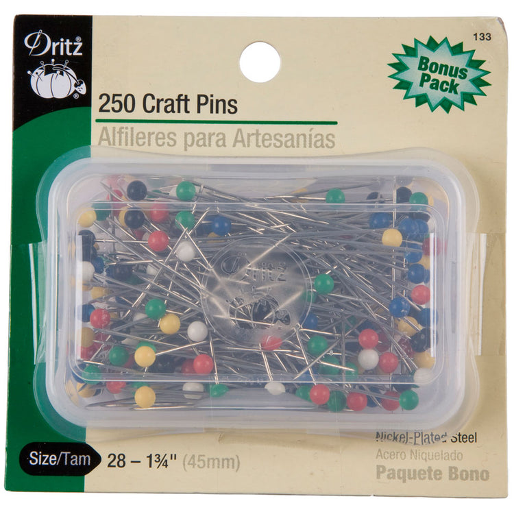 template--25130090922057__main-Dritz Craft Pins - 250ct