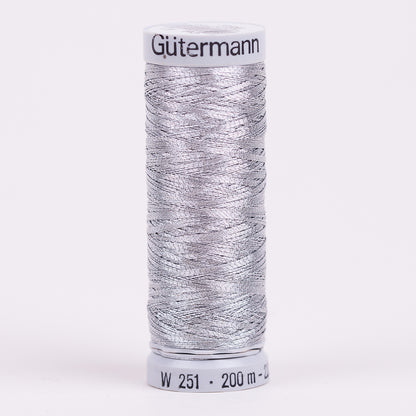 Gutermann Metallic Thread 200m - 41 Silver