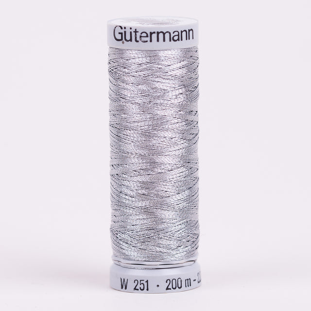 Gutermann Metallic Thread 200m - 41 Silver