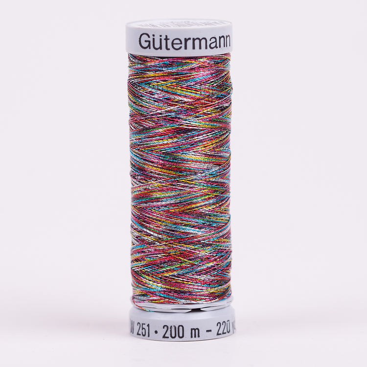 template--25130090922057__main-Gutermann Metallic Thread 200m - 9985 Rainbow