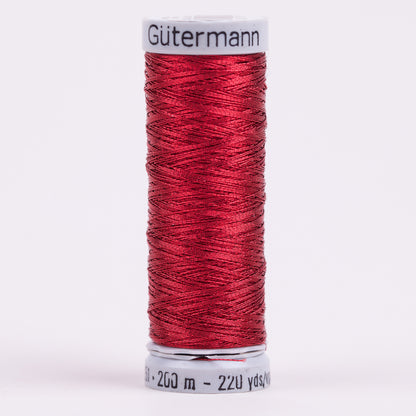 Gutermann Metallic Thread 200m - 247 Cranberry