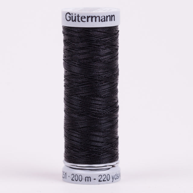 Gutermann Metallic Thread 200m - 1000 Black