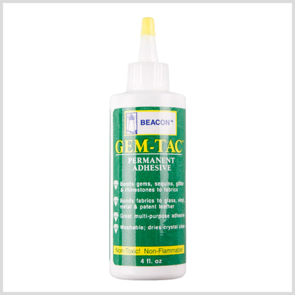Gem-Tac Permanent Adhesive - 4 Fl. Oz.