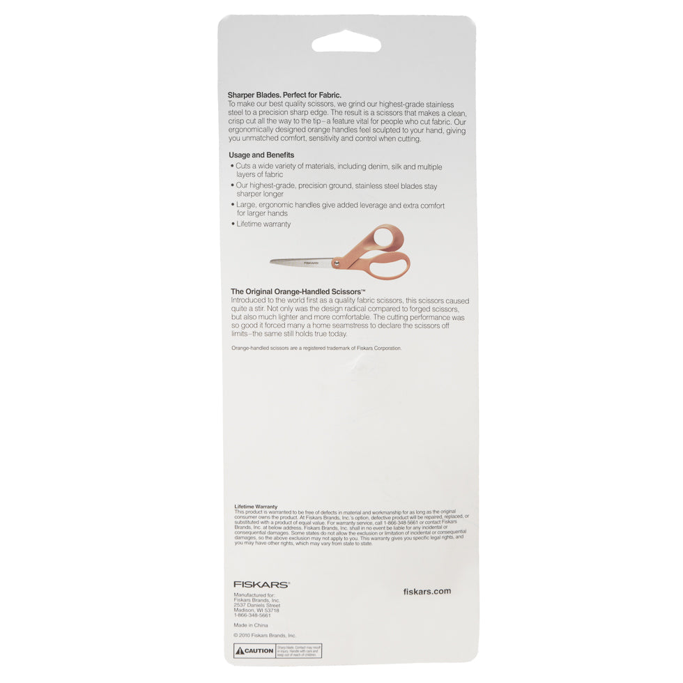 Fiskar 9" Dressmaker Shears Detail