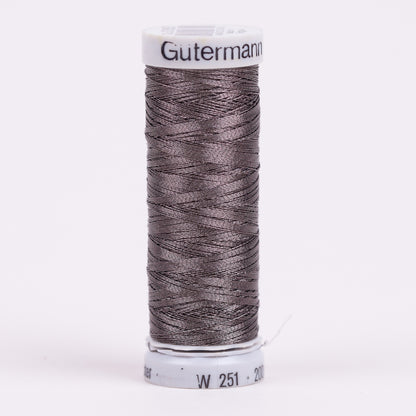 Gutermann Metallic Thread 200m - 9360 Gunmetal
