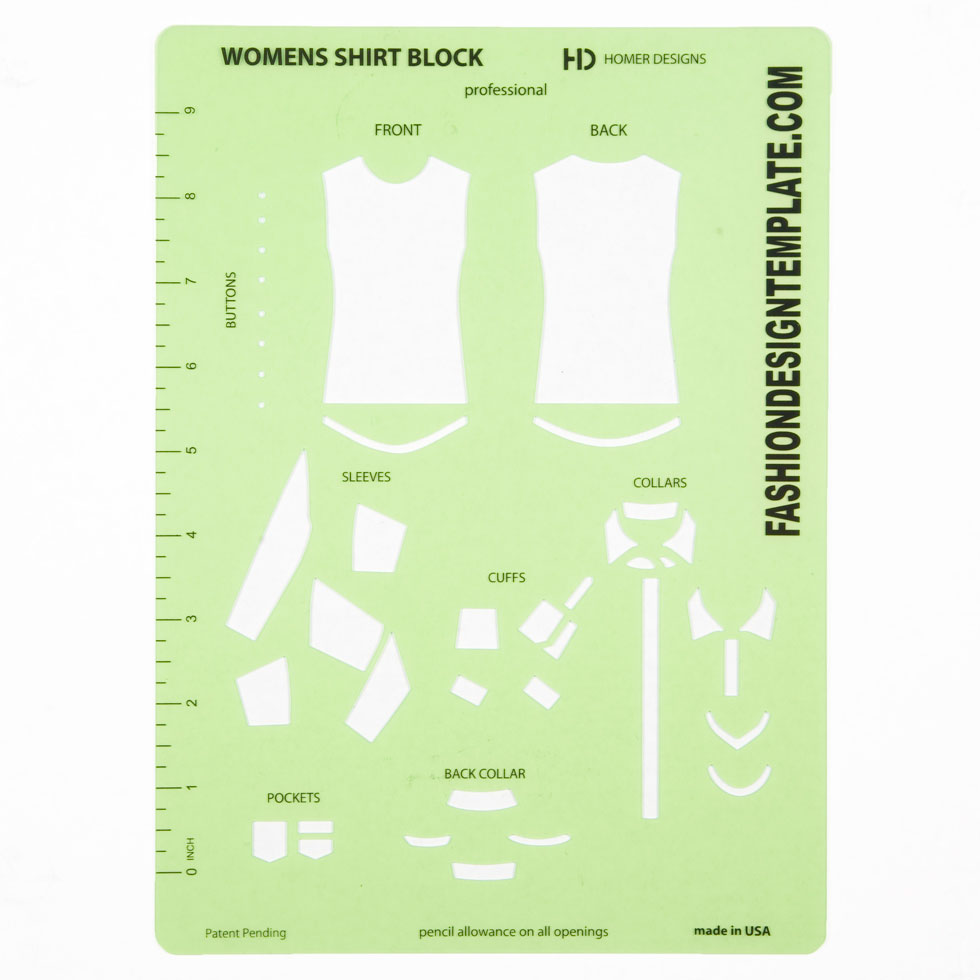 Women's Shirt Template