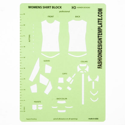 Women's Shirt Template