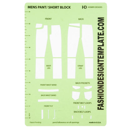 Men's Pant/Short Template