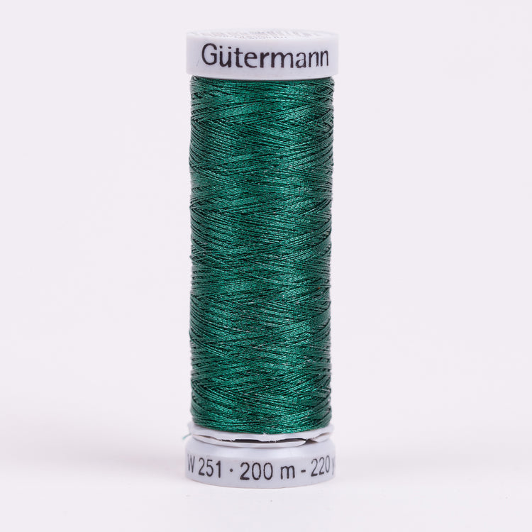 template--25130090922057__main-Gutermann Metallic Thread 200m - 8095 Green