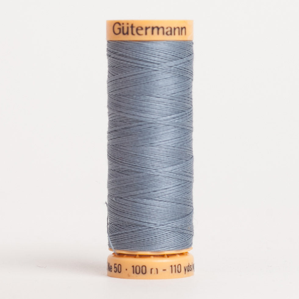 Gutermann Cotton Thread 100m - 7410 Light Slate Blue