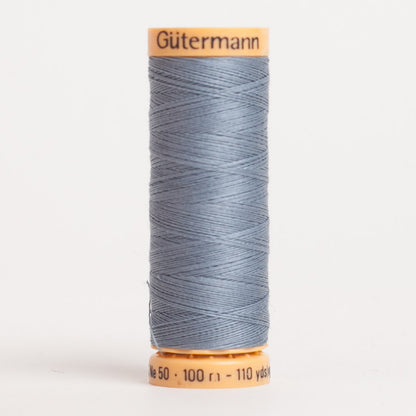 Gutermann Cotton Thread 100m - 7410 Light Slate Blue