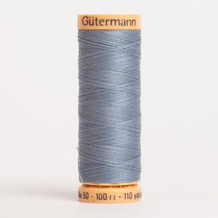 template--25130090922057__main-Gutermann Cotton Thread 100m - 7410 Light Slate Blue