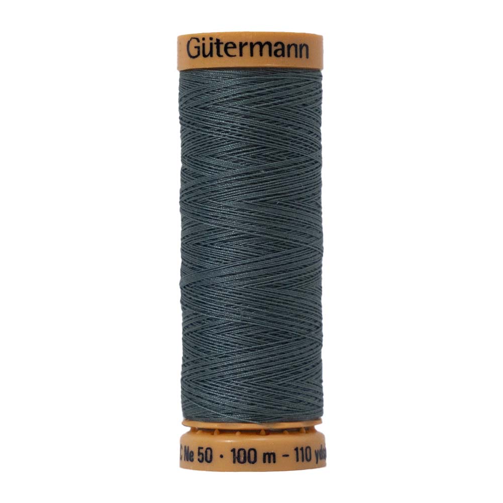 Gutermann Natural Cotton Thread 100m - 7600 Light Slate