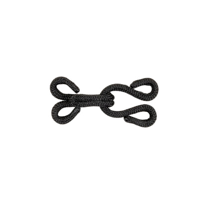 Dritz Black Covered Hook & Eyes - 2 Ct Full