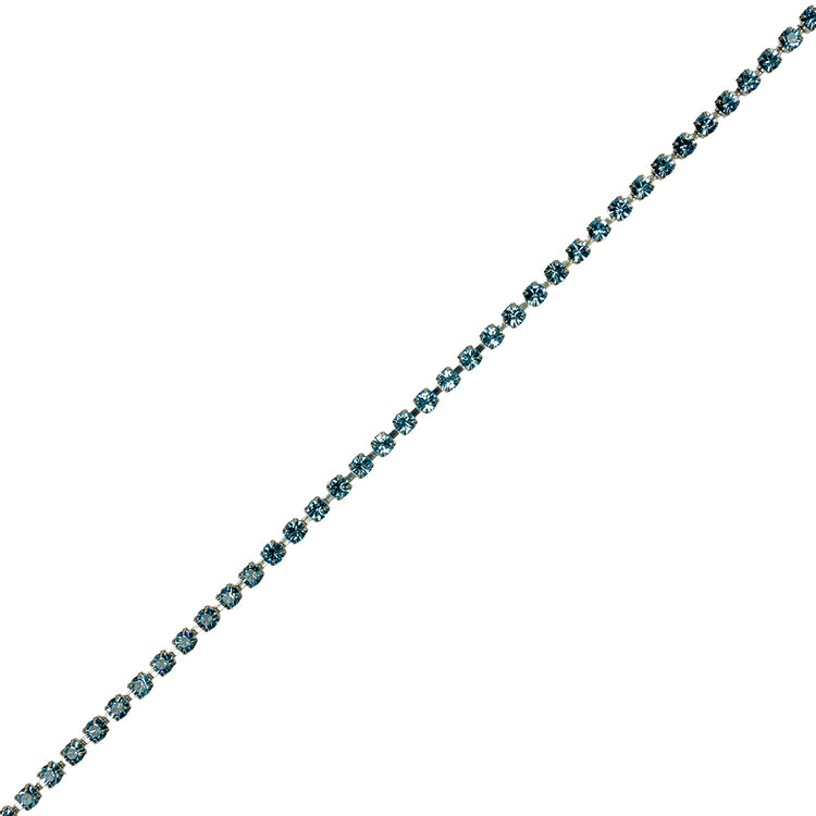 template--25130090922057__main-Aquamarine/Silver Metal & Czech Rhinestone