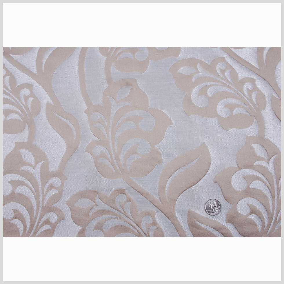 Cream Damask Poly Full