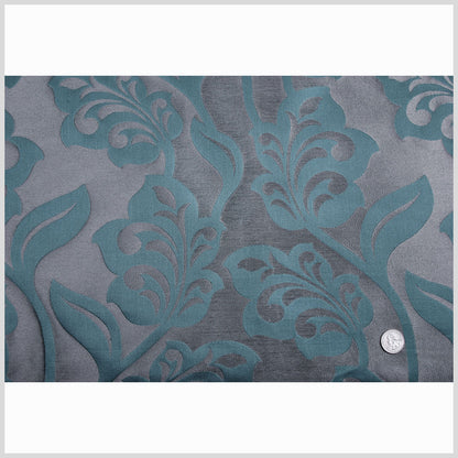Petrol Damask Tone on Tone Full