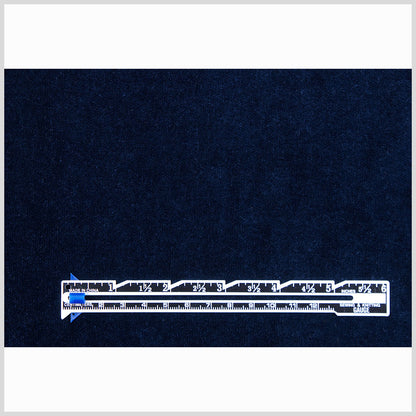 Navy Solid Cotton Velvet Full