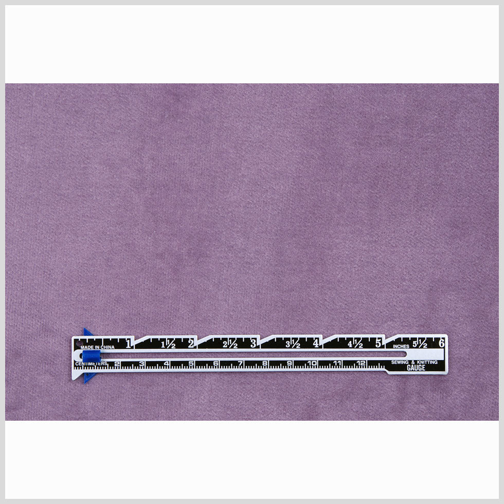 Lilac Solid Cotton Velvet - Full