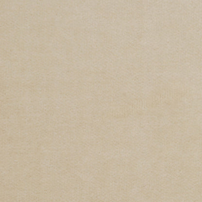 Beige Solid Cotton Velvet
