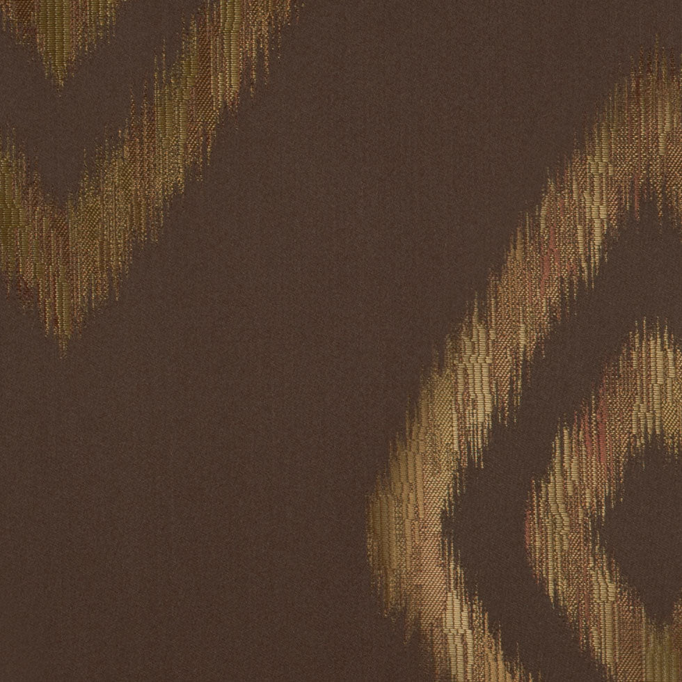 Brown Geometric Poly - Detail