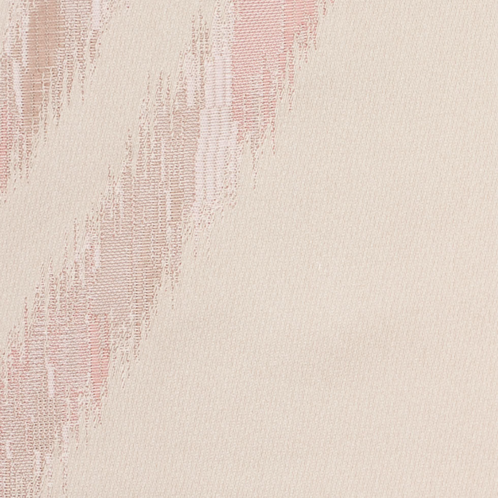 Reversible Pink/Pearl Geometric Polyester Satin Detail