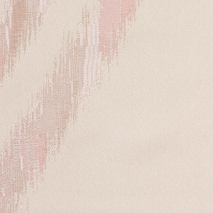 Reversible Pink/Pearl Geometric Polyester Satin Detail