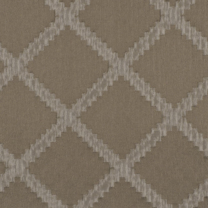 Taupe Diamonds Brocade