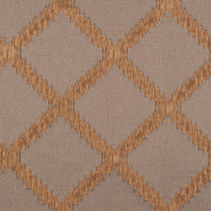 Taupe Diamonds Brocade