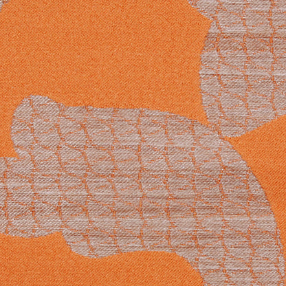 Pumpkin Damask Floral Poly - Detail