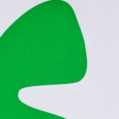 Green Print Graphic Cotton Detail