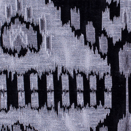 Black Ikat Poly - Detail