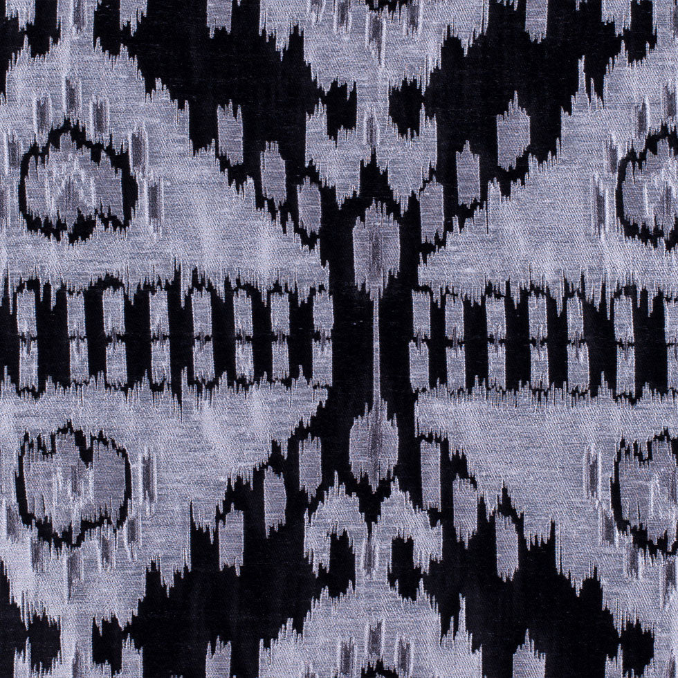 Black Ikat Poly