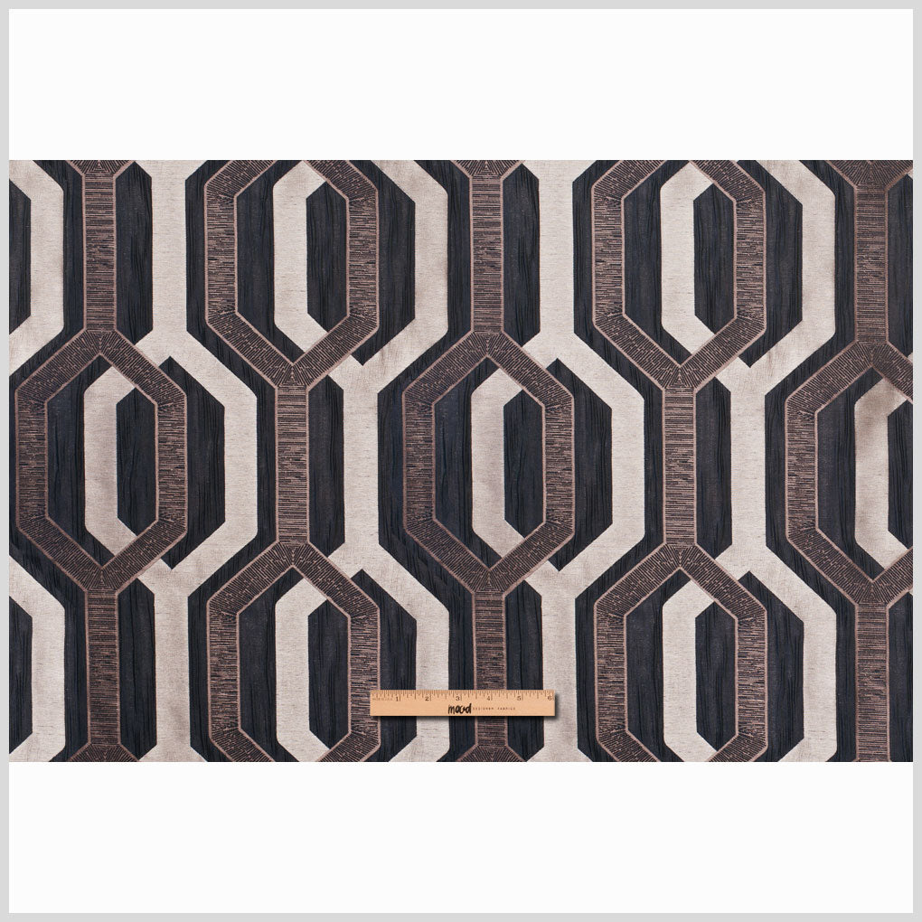 Dark Brown Geometric Poly - Full