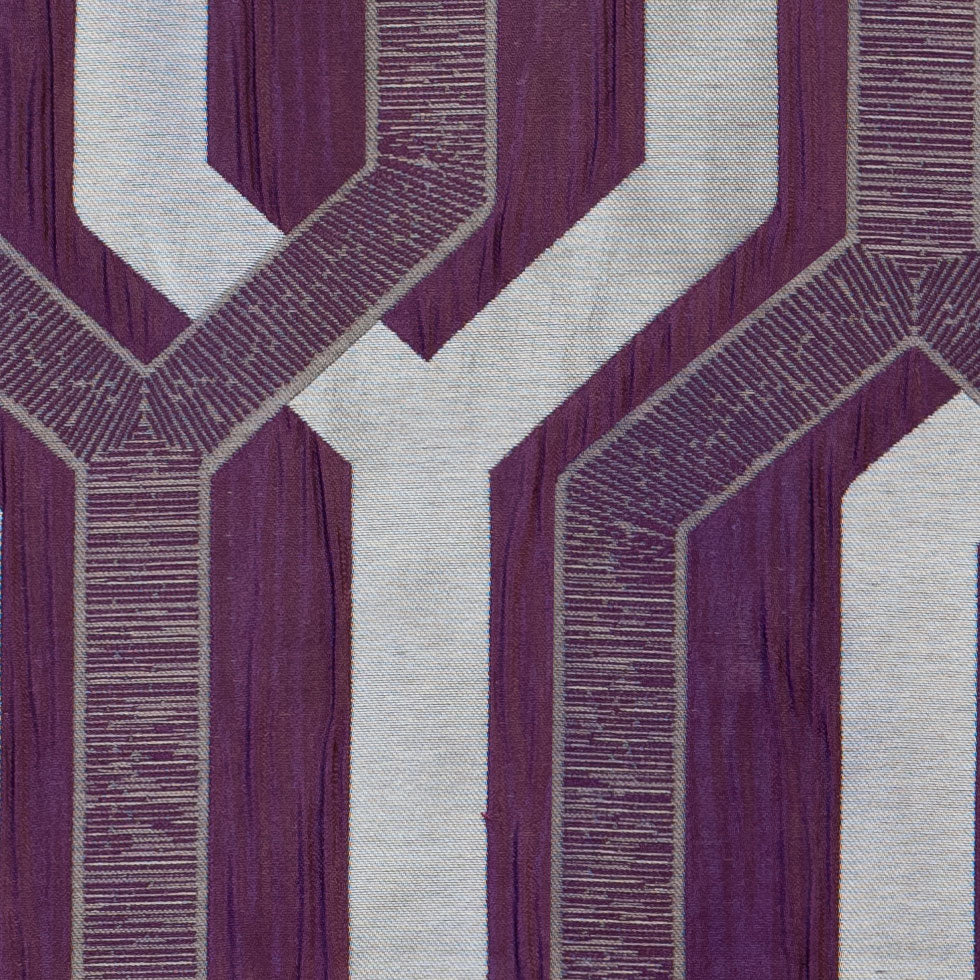 Plum Geometric Poly Detail