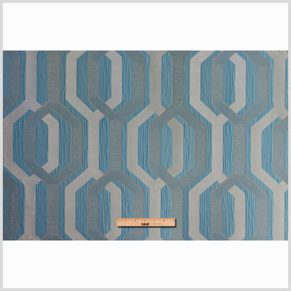 Blue Geometric Poly - Full