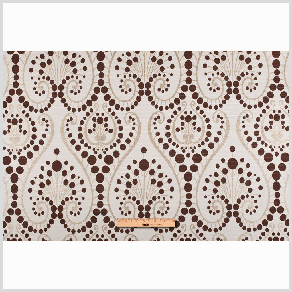 Brown Swirls Cotton Blend Full