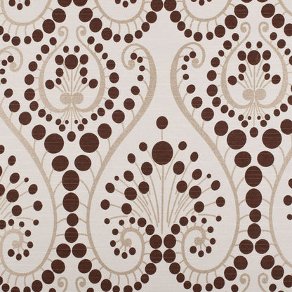 Brown Swirls Cotton Blend