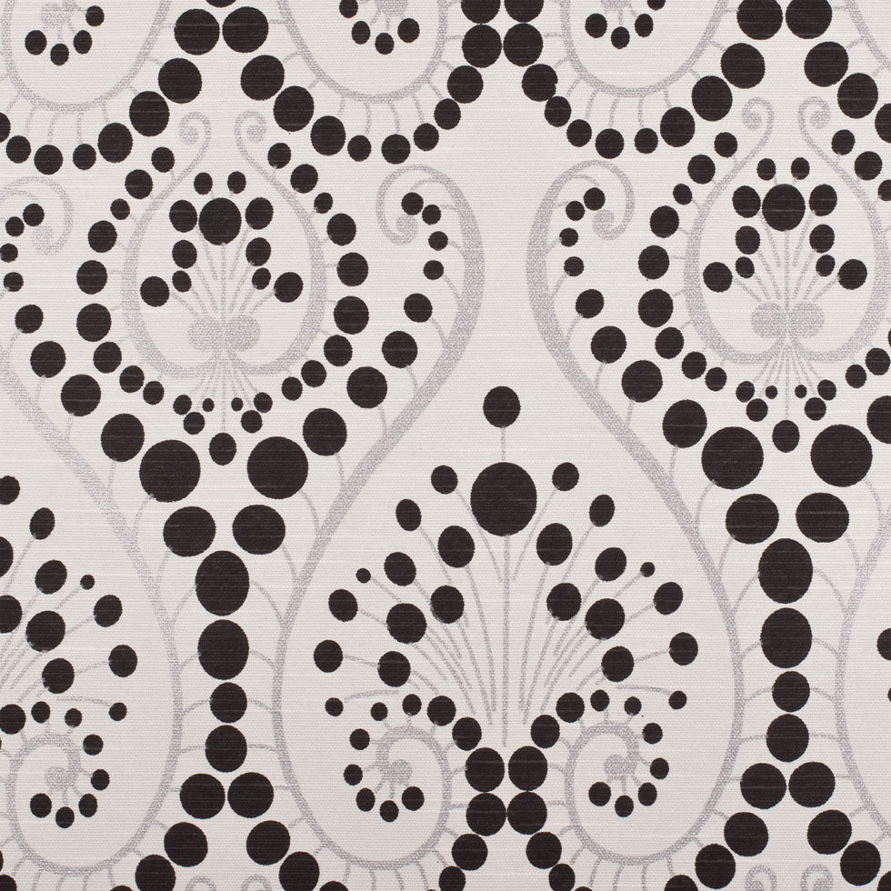Black Swirls Cotton Blend